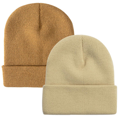 ZOORON Beanie for Men Women Slouchy Winter Beanie Hats Cuffed Skull Caps