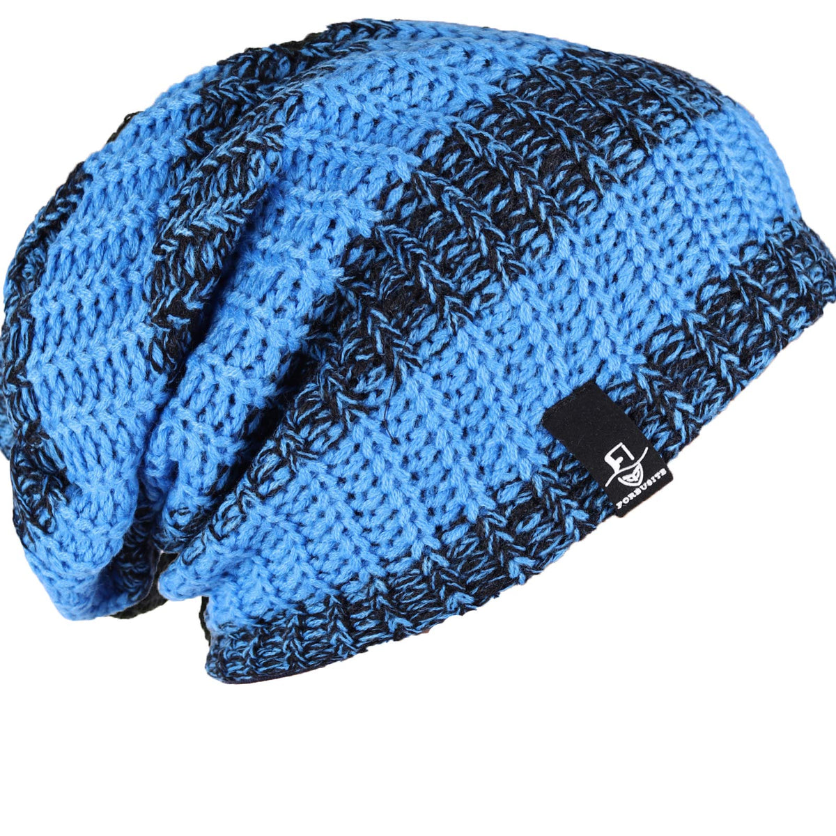 FORBUSITE Mens Slouchy Long Oversized Beanie Knit Cap for Summer Winter B08