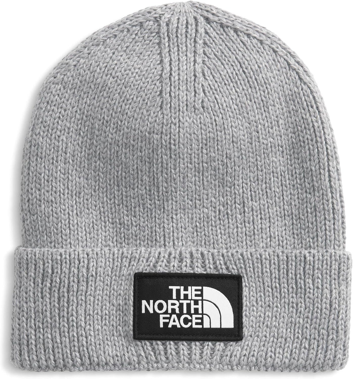 THE NORTH FACE TNF Logo Box Cuffed Beanie | Classic Fit, Rib Knit Winter Hat for Men & Women
