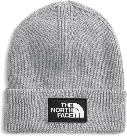 THE NORTH FACE TNF Logo Box Cuffed Beanie | Classic Fit, Rib Knit Winter Hat for Men & Women