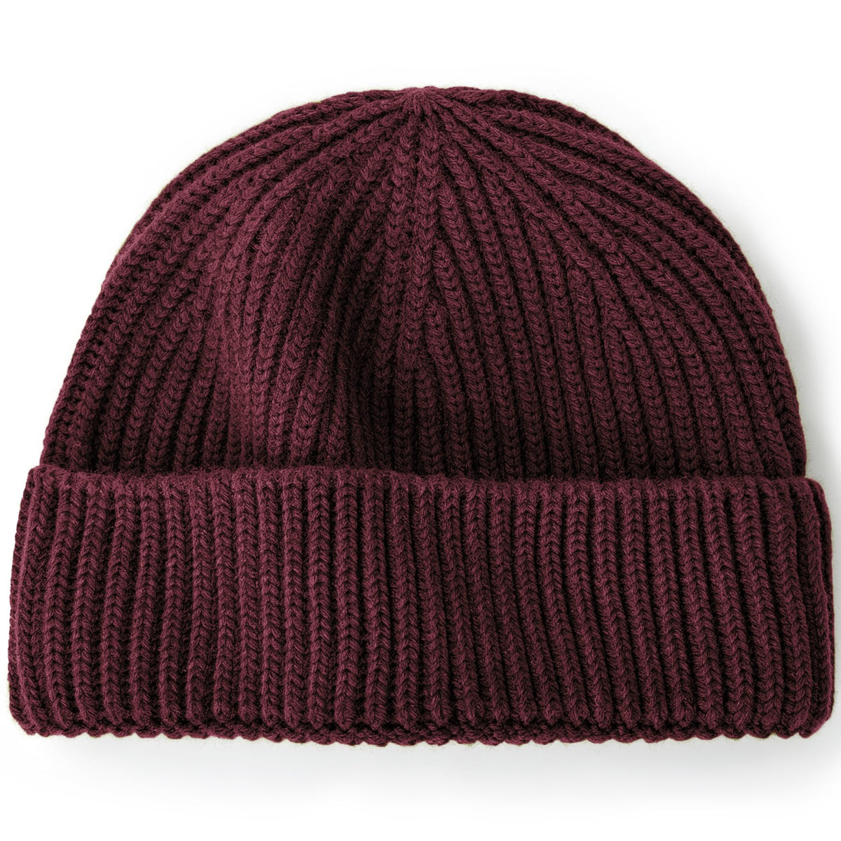 100% Merino Wool Fisherman Beanies for Men Winter Beanie Skull Cap