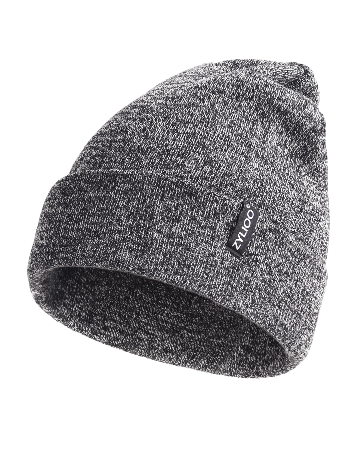 Zylioo XXL Beanie for Men,Big Head Winter Knit Hat,Stretch Warm Skull Cap