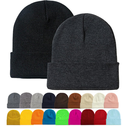 ZOORON Beanie for Men Women Slouchy Winter Beanie Hats Cuffed Skull Caps