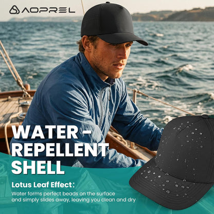 AOPREL Baseball Cap for Men Women Waterproof Quick Dry Performance Hat S-L