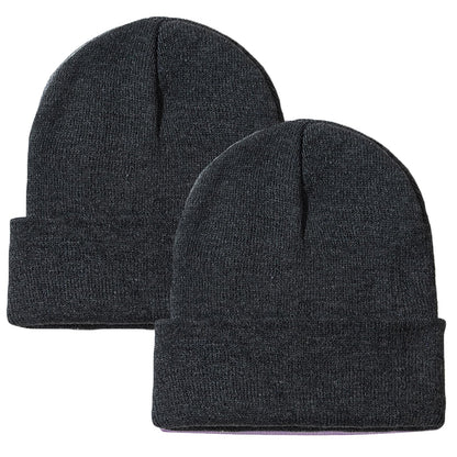 ZOORON Beanie for Men Women Slouchy Winter Beanie Hats Cuffed Skull Caps