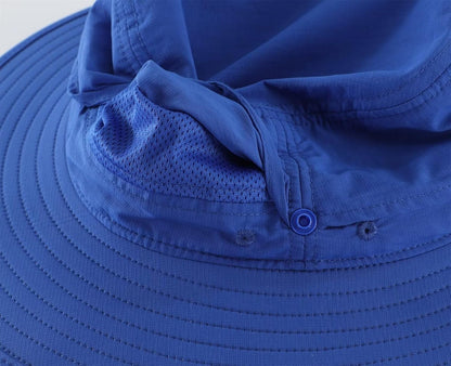 Connectyle Sun Hat for Men Women Outdoor UV Protection Safari Hat for Fishing Hiking Gardening Breathable Cowboy Hat UPF50