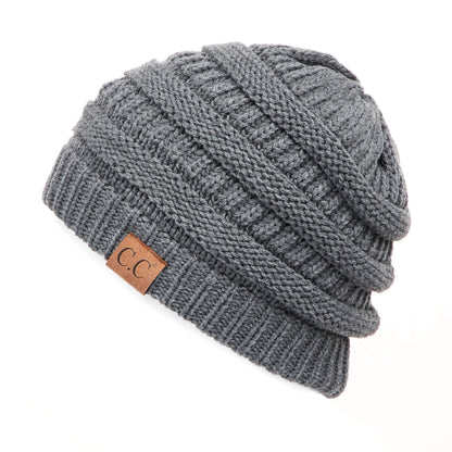 C.C Exclusives Cable Knit Beanie - Thick, Soft & Warm Chunky Beanie Hats
