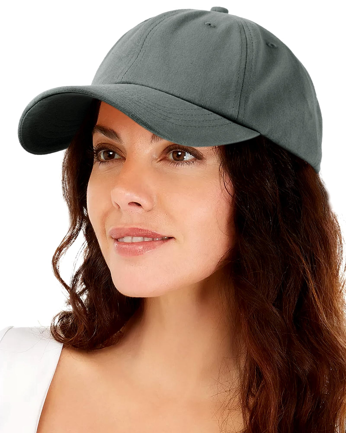 Lvaiz Womens Satin Lined Baseball Cap Washed Cotton Adjustable Dad Hat