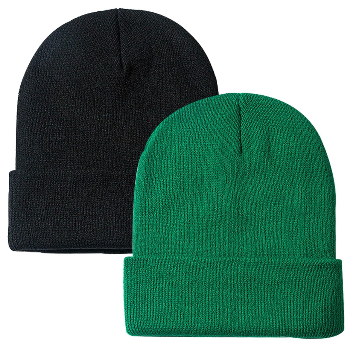 ZOORON Beanie for Men Women Slouchy Winter Beanie Hats Cuffed Skull Caps