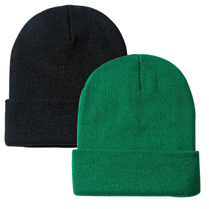 ZOORON Beanie for Men Women Slouchy Winter Beanie Hats Cuffed Skull Caps