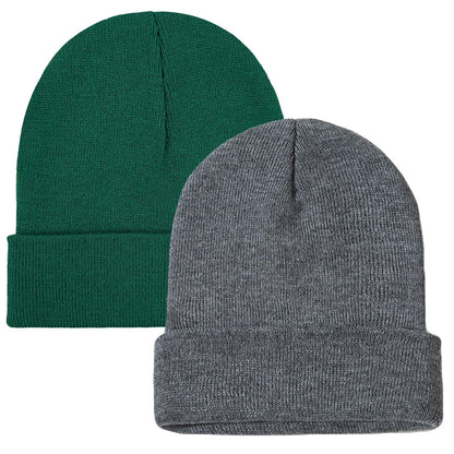 ZOORON Beanie for Men Women Slouchy Winter Beanie Hats Cuffed Skull Caps