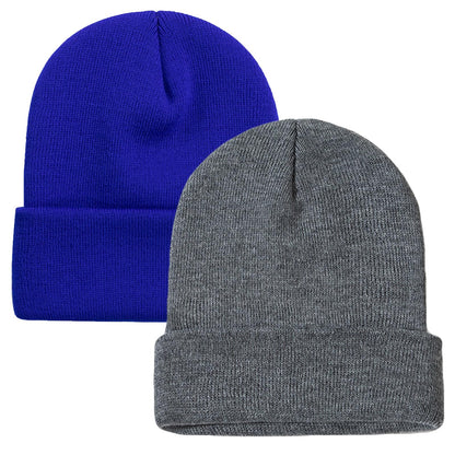 ZOORON Beanie for Men Women Slouchy Winter Beanie Hats Cuffed Skull Caps