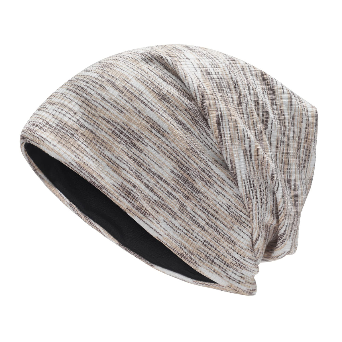 ZLYC Women Fashion Knit Slouchy Beanie Hat Thin Stretch Skull Cap