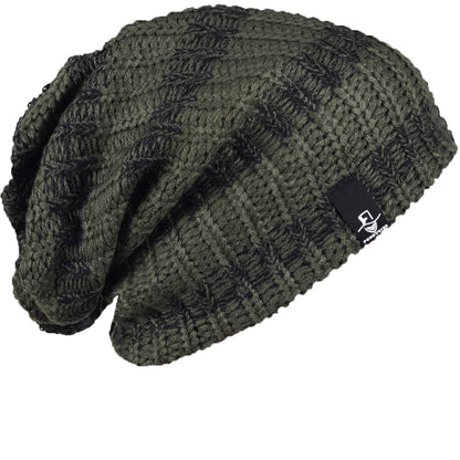 FORBUSITE Mens Slouchy Long Oversized Beanie Knit Cap for Summer Winter B08