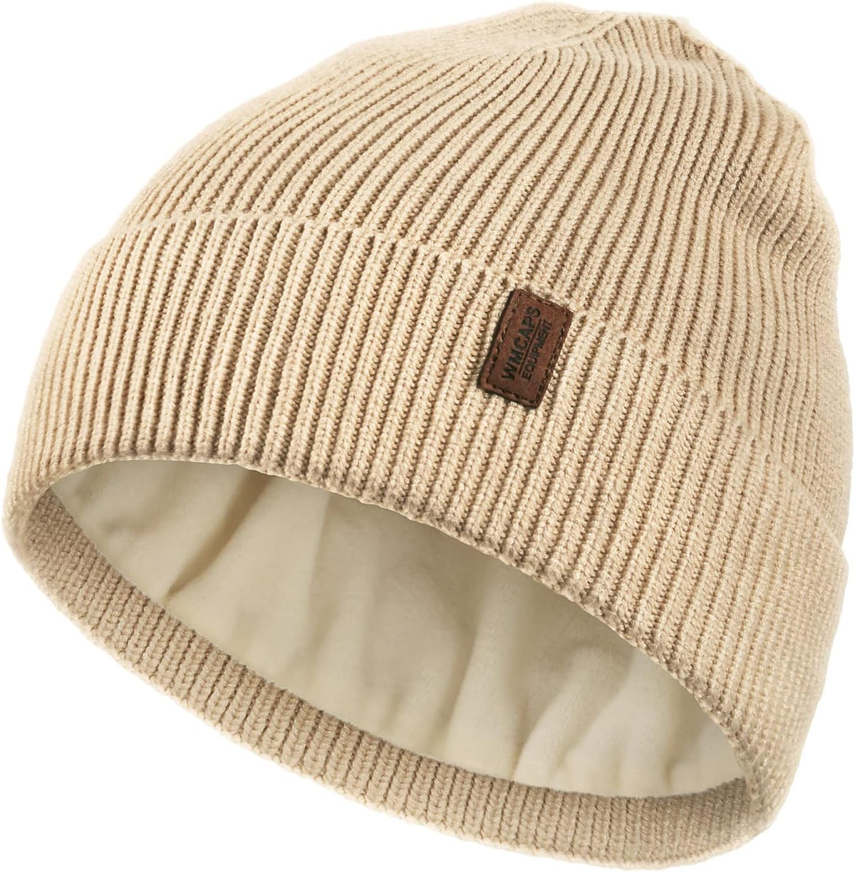 Wmcaps Winter Beanie for Men Women, Soft Warm Fleece Lined Knit Hat