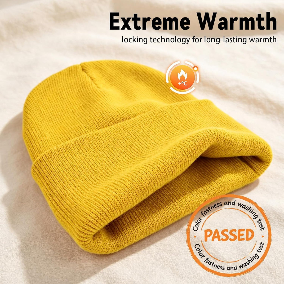 ZOORON Beanie for Women Men Ski Watch Cap Cuffed Plain Skull Knit Hat Soft Fisherman Winter Hat