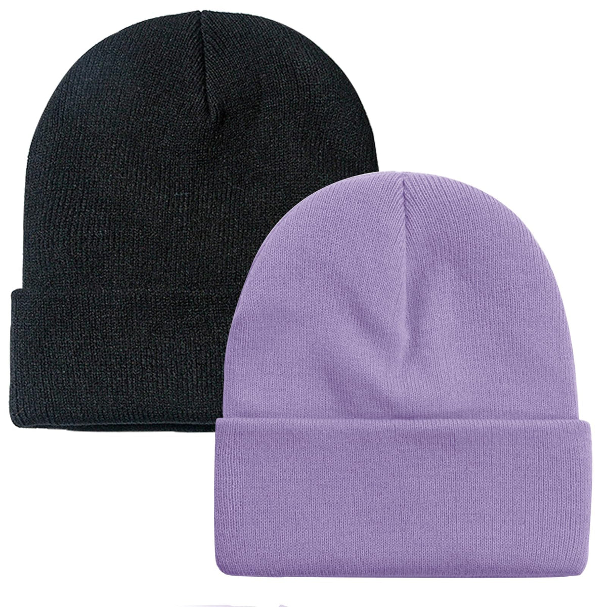 ZOORON Beanie for Men Women Slouchy Winter Beanie Hats Cuffed Skull Caps