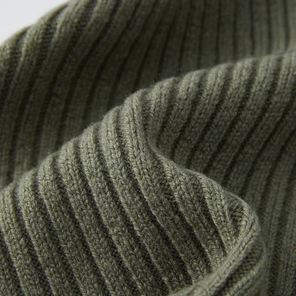 100% Merino Wool Cuff Beanie Hat, Unisex Warm Winter Caps Soft, Breathable & Cozy Stretchy Knitted Cuffed Cap