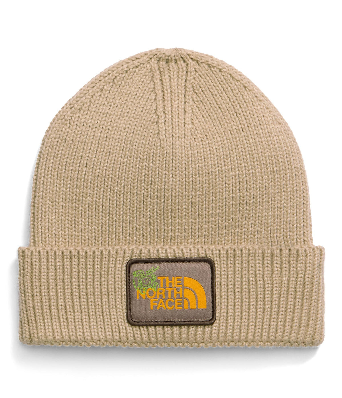 THE NORTH FACE TNF Logo Box Cuffed Beanie | Classic Fit, Rib Knit Winter Hat for Men & Women