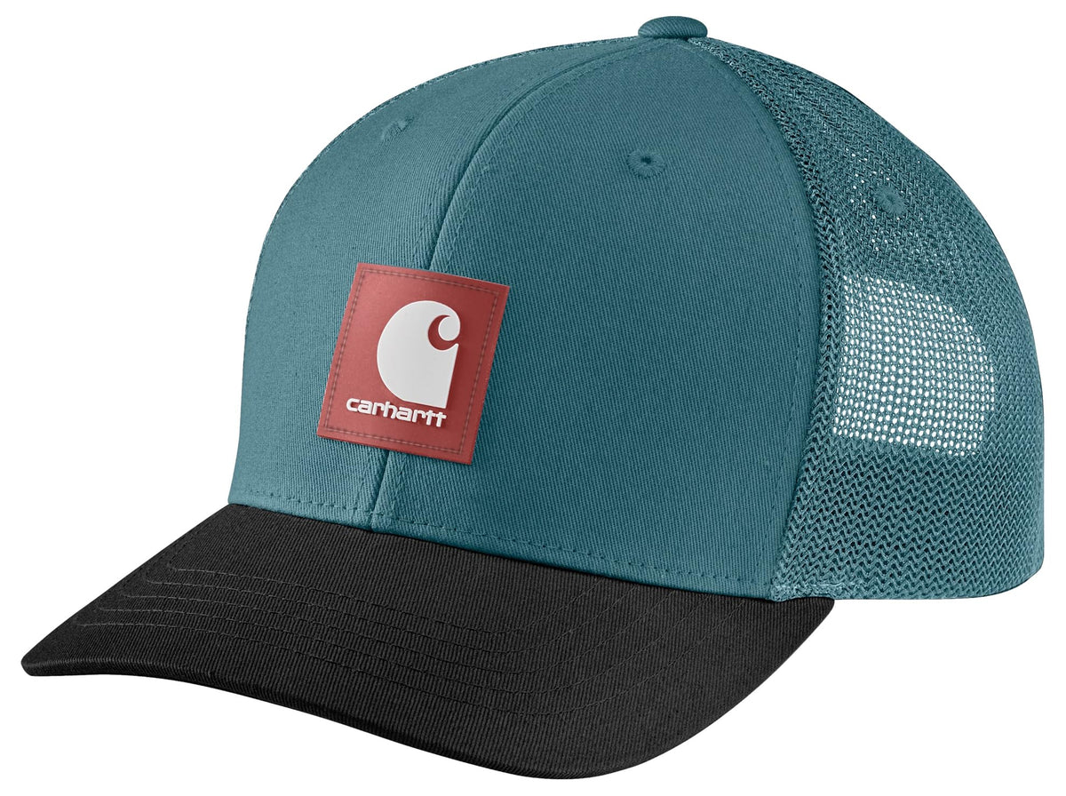 Carhartt Men's Rugged Flex Twill Mesh-Back Logo Patch Cap