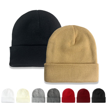 NPQQUAN 2 Packs Beanie for Men Women Winter Hats for Mens Beanie Skull Cap