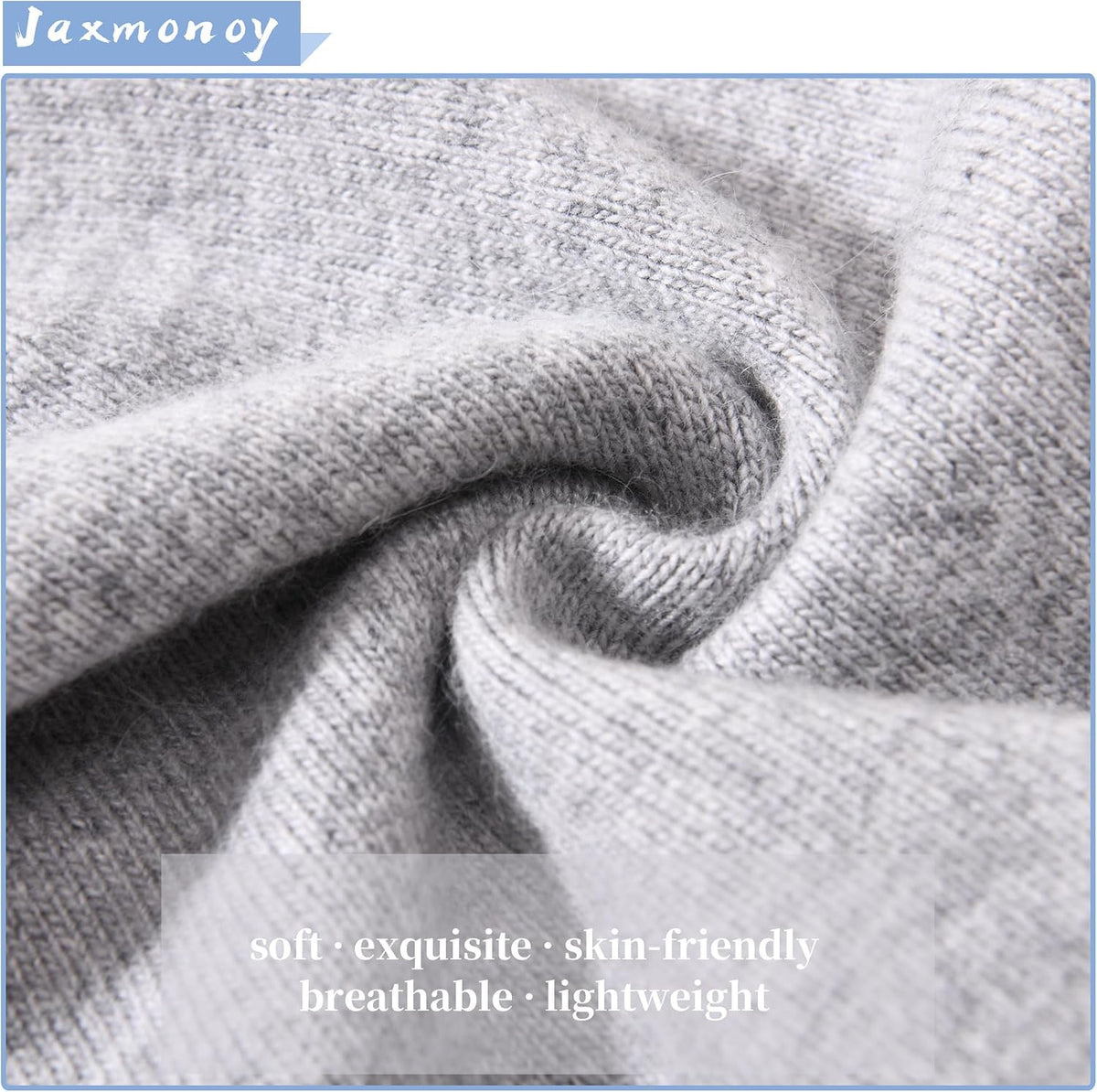 jaxmonoy Slouchy Knit Beanies Winter Hats for Women Men Soft Warm Reversible Slouch Cuffed Skull Knitted Beanie Cap