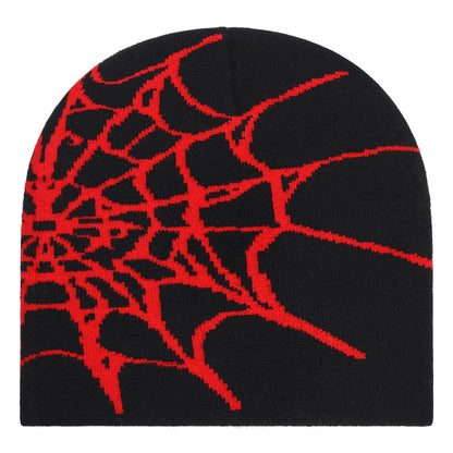 Men Women Y2K Beanies Gothic Graphic Knitted Hat Winter Warm Beanies Casual Outdoor Skull Cap