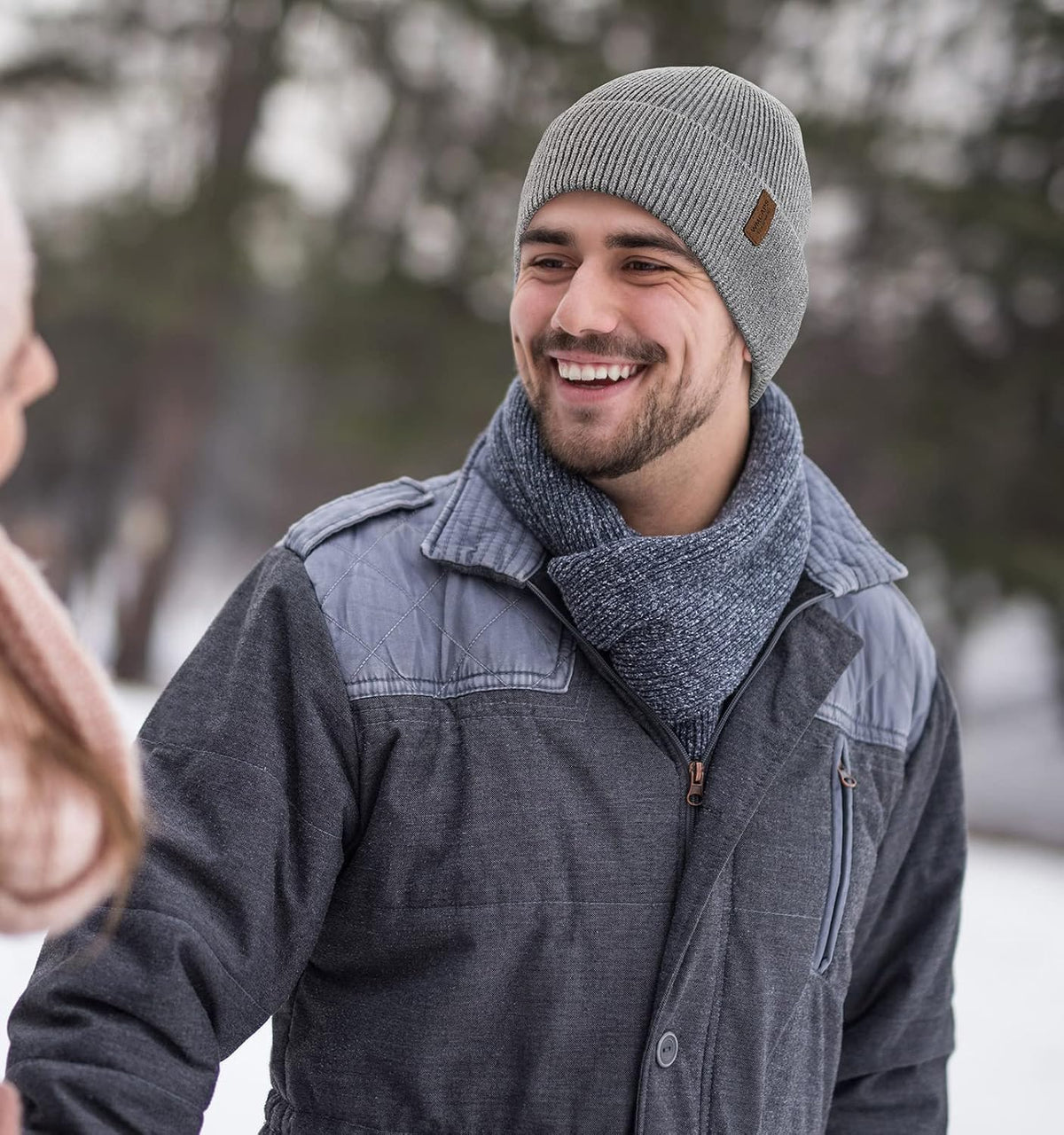 Wmcaps Winter Beanie for Men Women, Soft Warm Fleece Lined Knit Hat