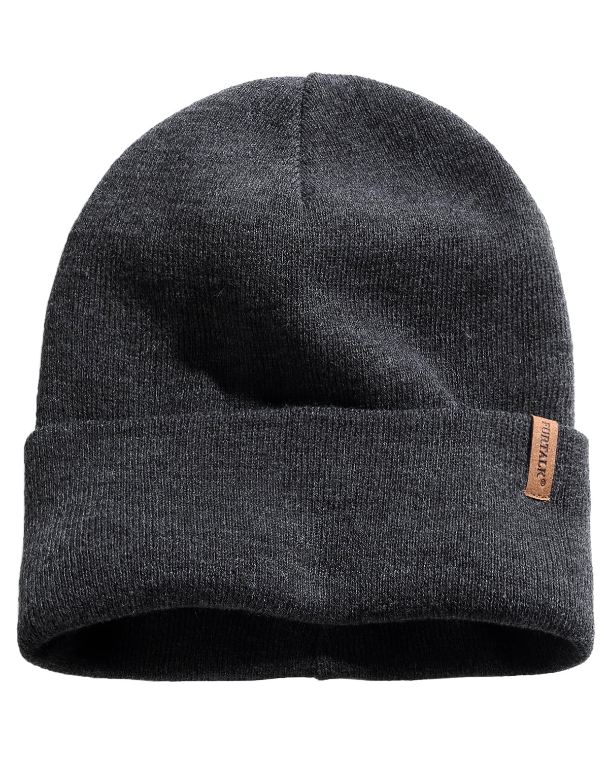 FURTALK Beanie for Men Women Cuffed Thick Knitted Winter Hat Skull Cap