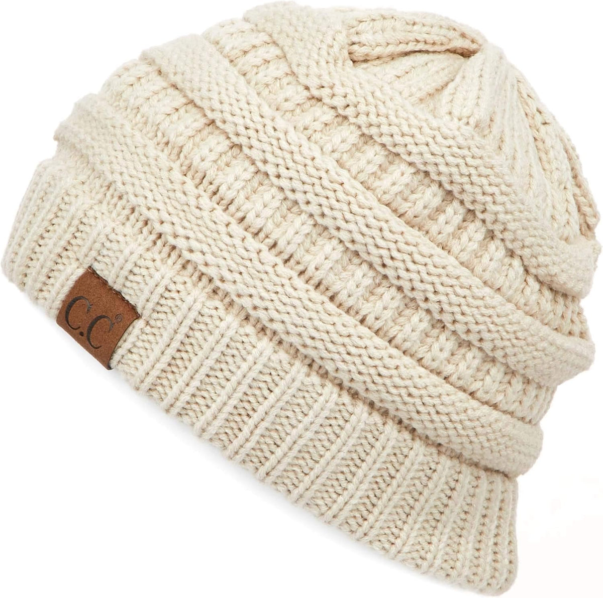 C.C Exclusives Cable Knit Beanie - Thick, Soft & Warm Chunky Beanie Hats