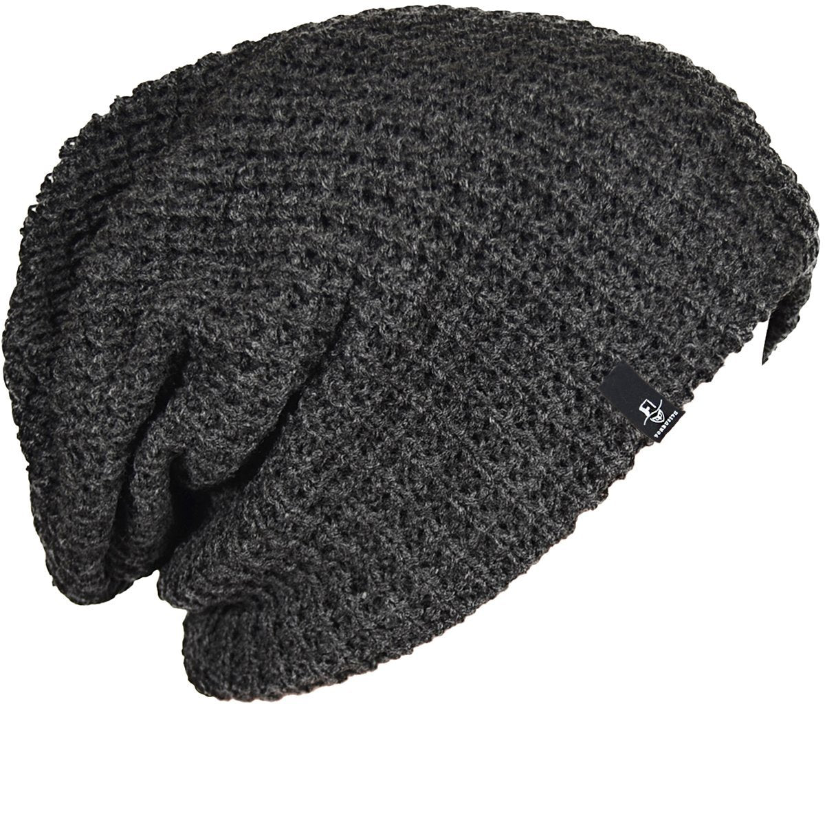 FORBUSITE Mens Slouchy Long Oversized Beanie Knit Cap for Summer Winter B08