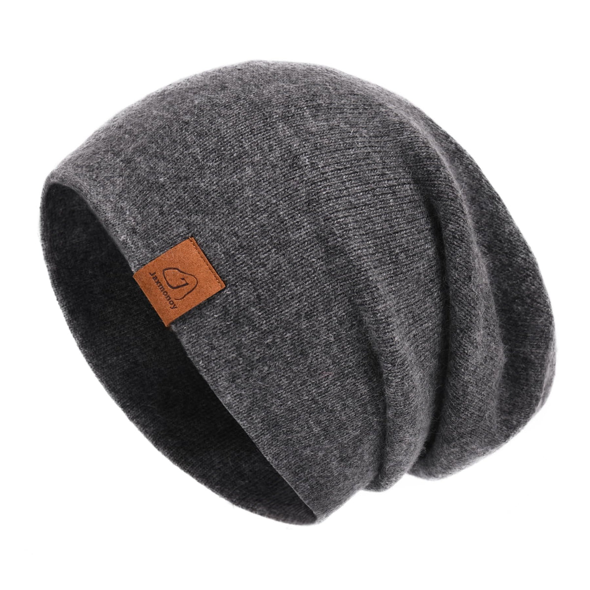 jaxmonoy Slouchy Knit Beanies Winter Hats for Women Men Soft Warm Reversible Slouch Cuffed Skull Knitted Beanie Cap