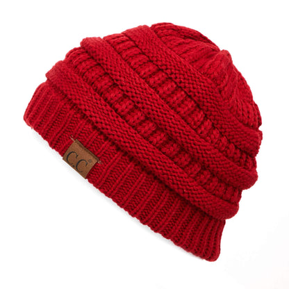 C.C Exclusives Cable Knit Beanie - Thick, Soft & Warm Chunky Beanie Hats