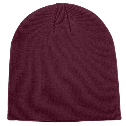 vidsel 100% Cotton Beanie Hat for Men Women, Soft Cuffless Knit Skull Cap