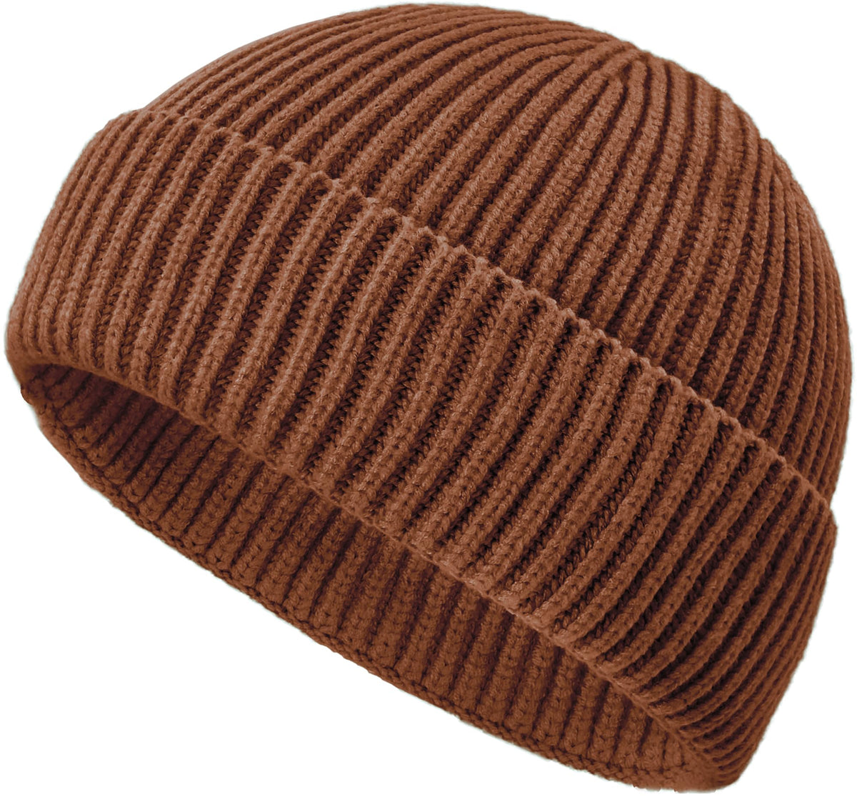 Wool Fisherman Beanies for Men Knit Fall Winter Beanie Hat Skull Cap