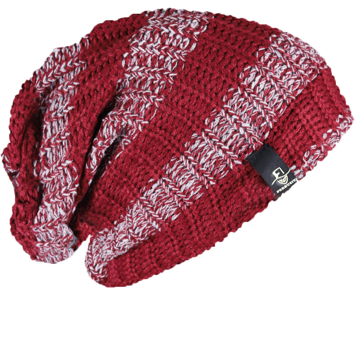 FORBUSITE Mens Slouchy Long Oversized Beanie Knit Cap for Summer Winter B08