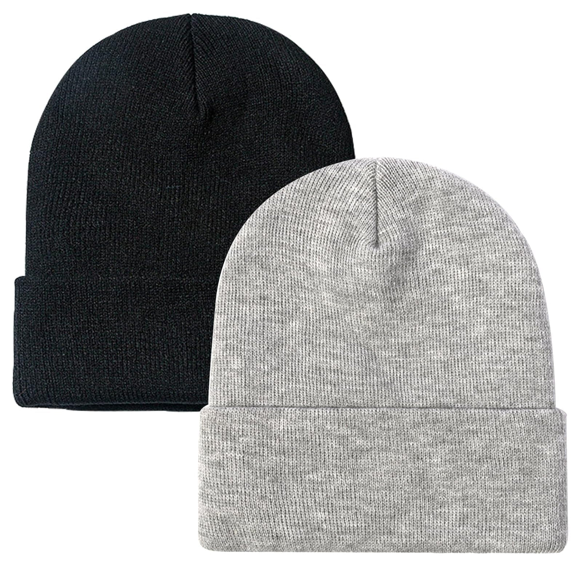 ZOORON Beanie for Men Women Slouchy Winter Beanie Hats Cuffed Skull Caps