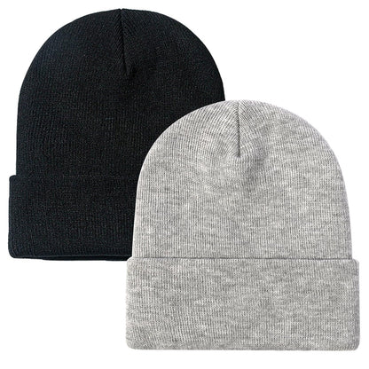 ZOORON Beanie for Men Women Slouchy Winter Beanie Hats Cuffed Skull Caps