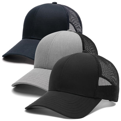 FURTALK Mens Trucker Hat Structured Mesh Baseball Cap Adjustable Classic