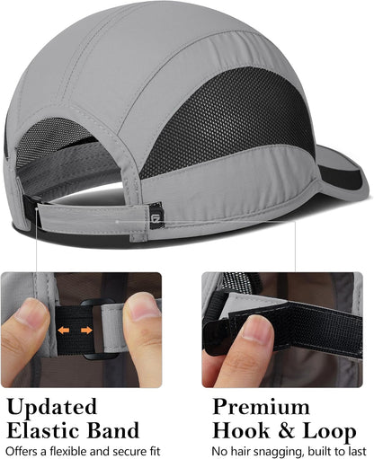 GADIEMKENSD Quick Dry Run Hat Cooling Breathable Mesh