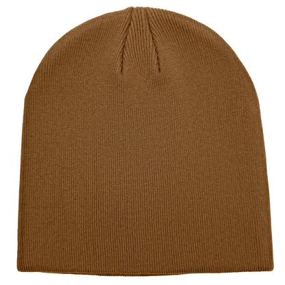 vidsel 100% Cotton Beanie Hat for Men Women, Soft Cuffless Knit Skull Cap