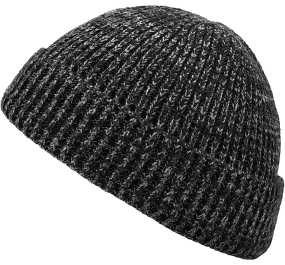 Wool Fisherman Beanies for Men Knit Fall Winter Beanie Hat Skull Cap