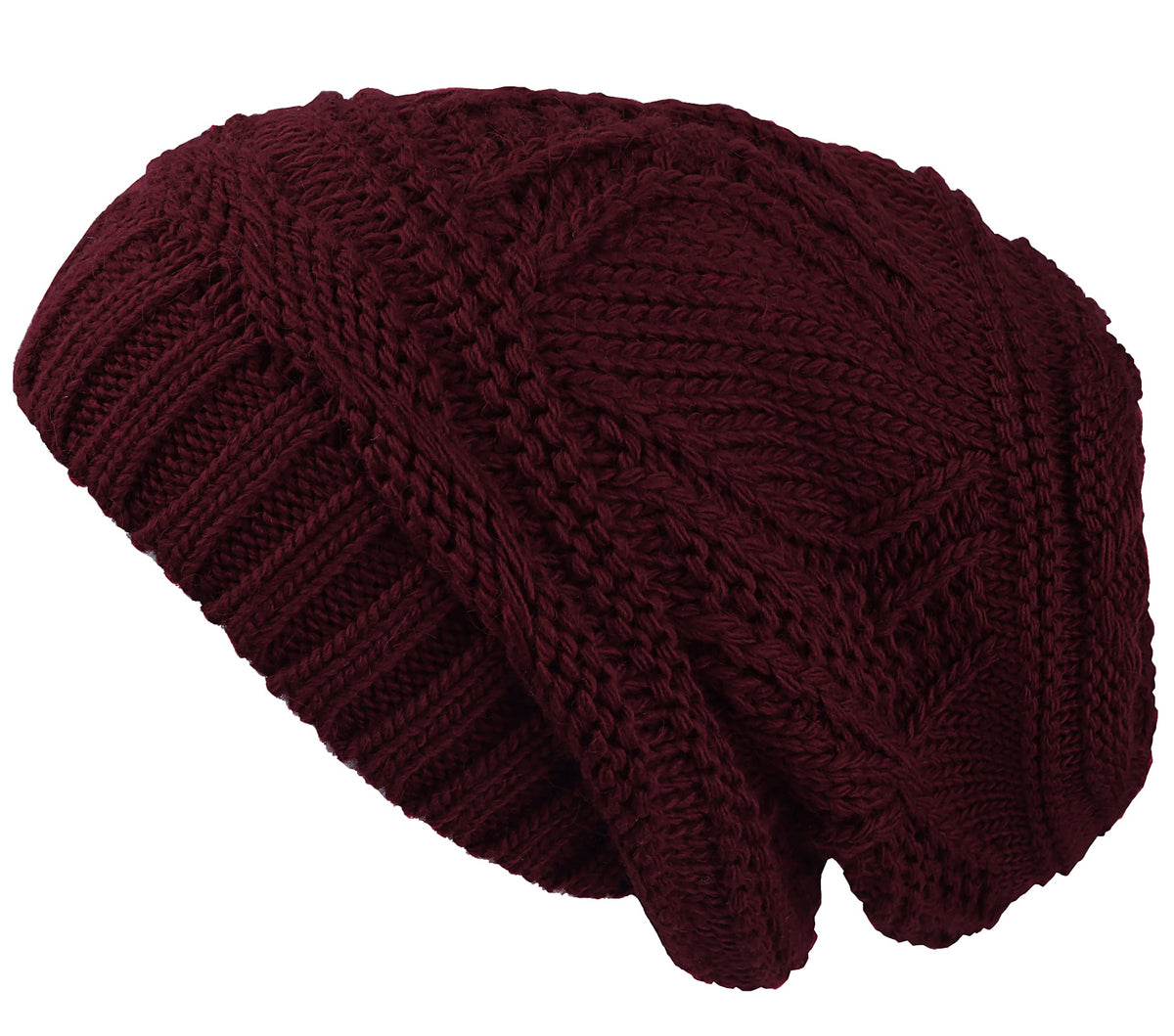 Lilax Knit Slouchy Oversized Soft Warm Winter Beanie Hat