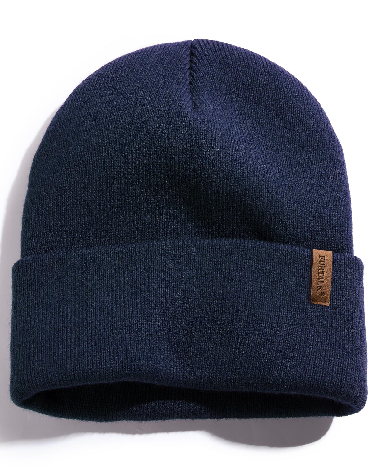 FURTALK Beanie for Men Women Cuffed Thick Knitted Winter Hat Skull Cap