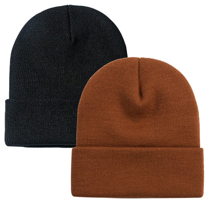 ZOORON Beanie for Men Women Slouchy Winter Beanie Hats Cuffed Skull Caps
