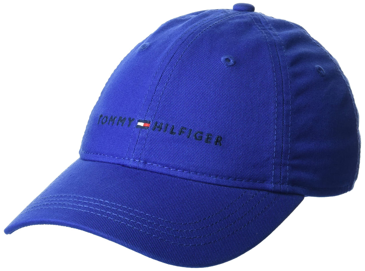 Tommy Hilfiger Men's Cotton Logo Adjustable Baseball Cap