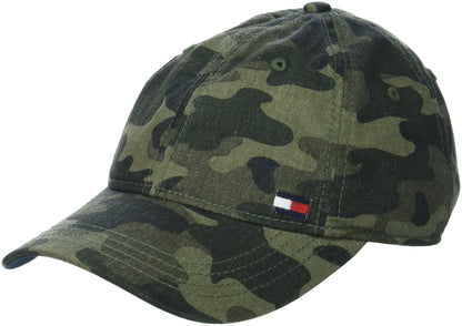 Tommy Hilfiger Men's Cotton Billy Adjustable Flap Baseball Cap