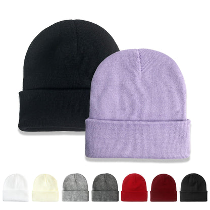 NPQQUAN 2 Packs Beanie for Men Women Winter Hats for Mens Beanie Skull Cap