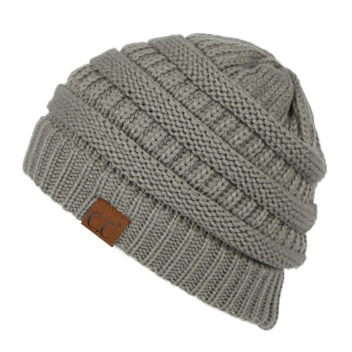 C.C Exclusives Cable Knit Beanie - Thick, Soft & Warm Chunky Beanie Hats