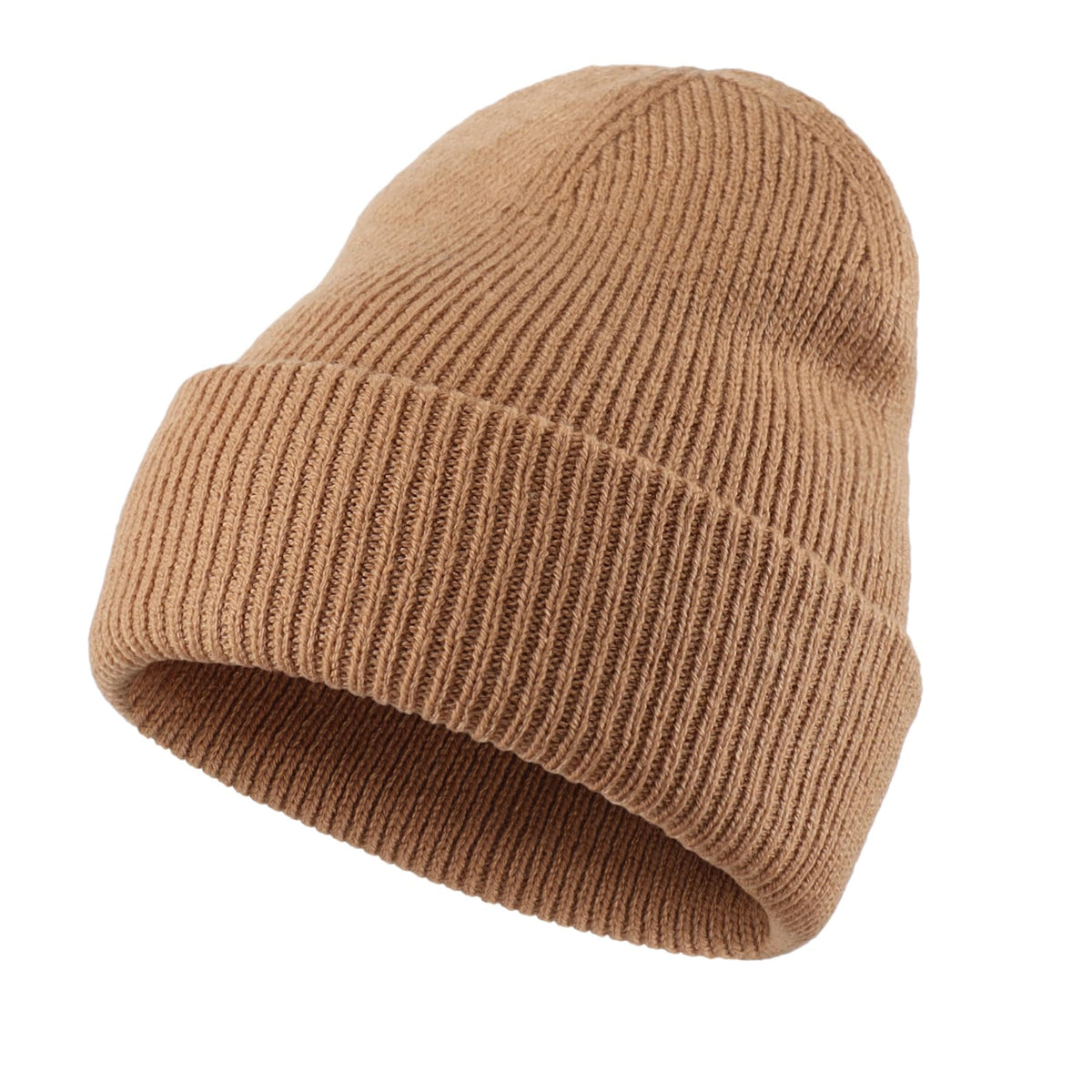Home Prefer Mens Winter Hats Thick Knit Cuff Beanie Cap Warm Stocking Beanie Hat for Men Women Hunting Fishing Gardening